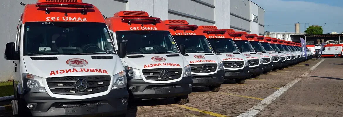 Lula entrega 280 novas ambulâncias para a frota do Samu
