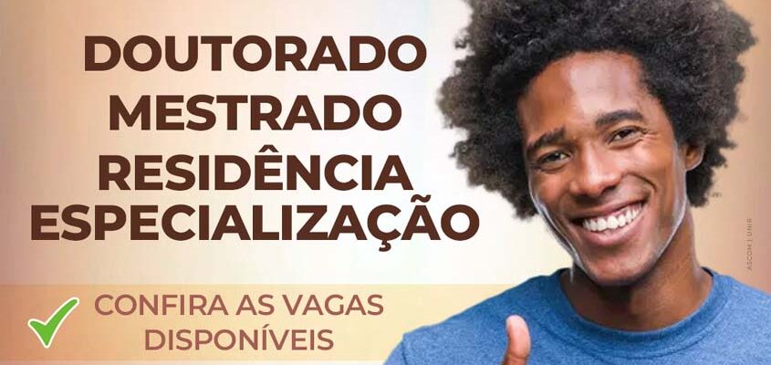 UNIR tem inscrições abertas em cursos de Pós-Graduação