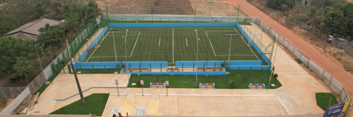 Obras de revitalização da Quadra Portelinha ultrapassam 90% de execução, em Cujubim