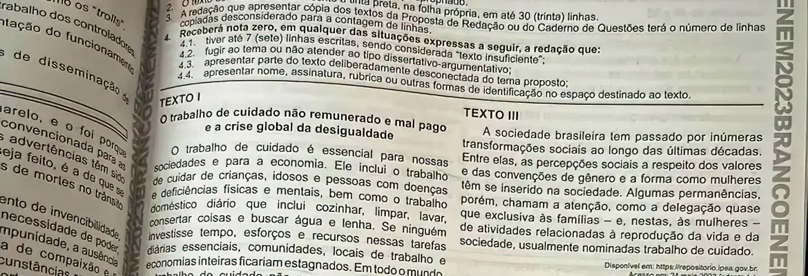 PF investiga vazamento da redação do Enem 2023 em redes sociais