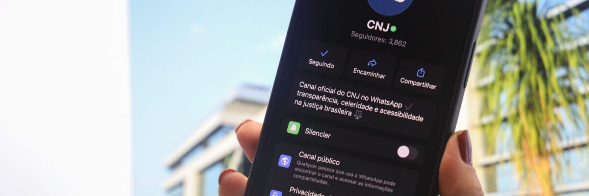 CNJ lança canal de comunicação direta com a sociedade no WhatsApp